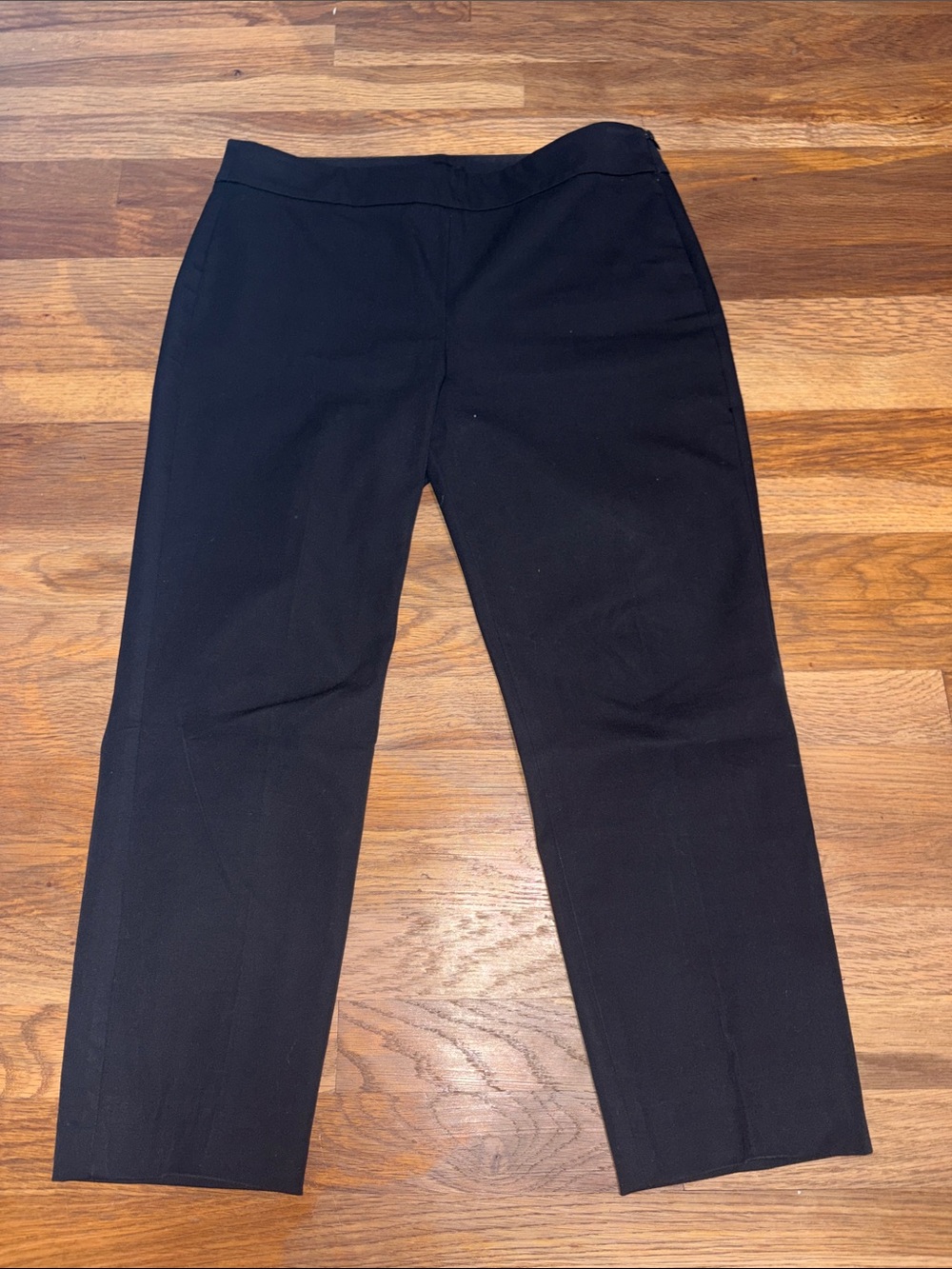 TALBOTS black Chatham ankle pants.